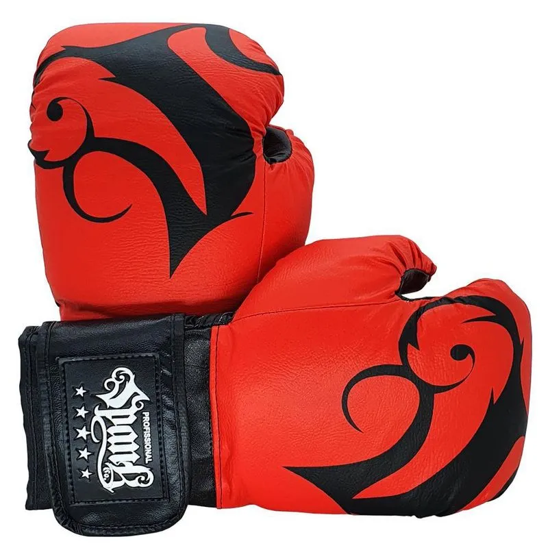 Luva De Boxe E Muay Thai/ Kickboxing Spank Vermelha - 14Oz