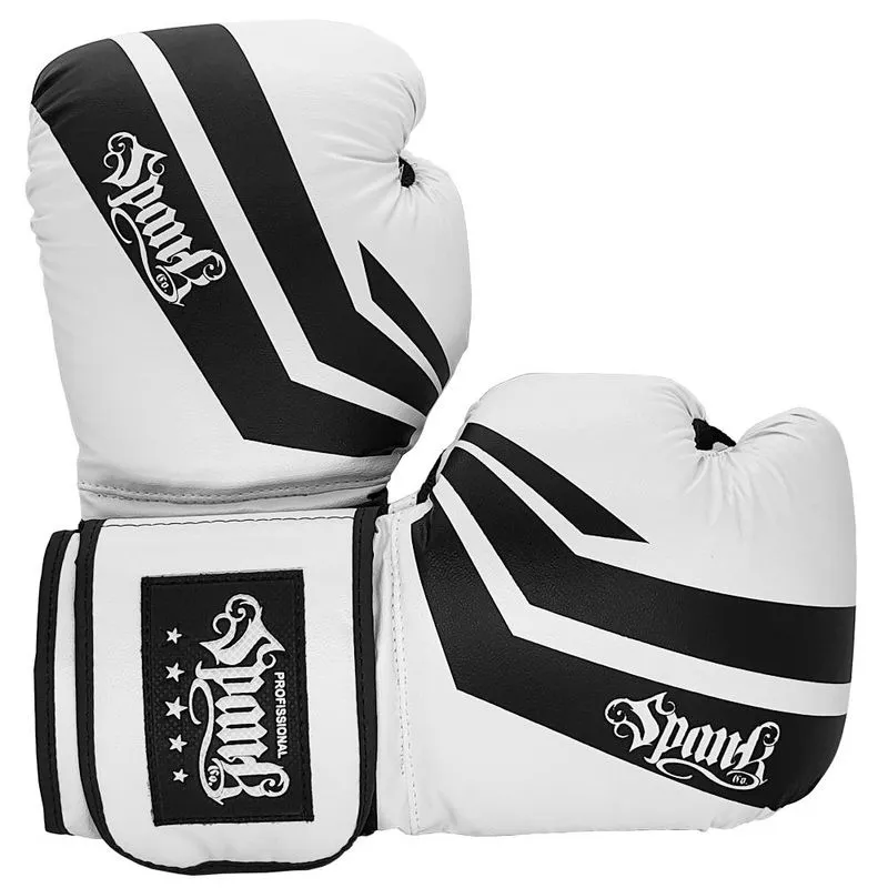 Luva De Boxe E Muay Thai Confy Spank - Branco - 18oz