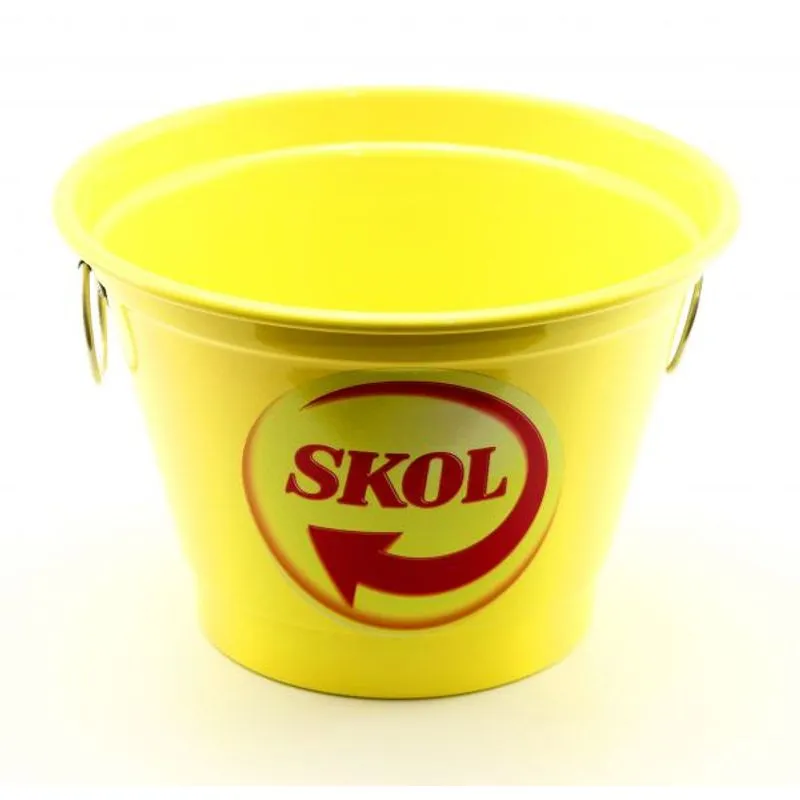 Balde Cerveja Skol Para Gelo Em Alumínio 6 Lts