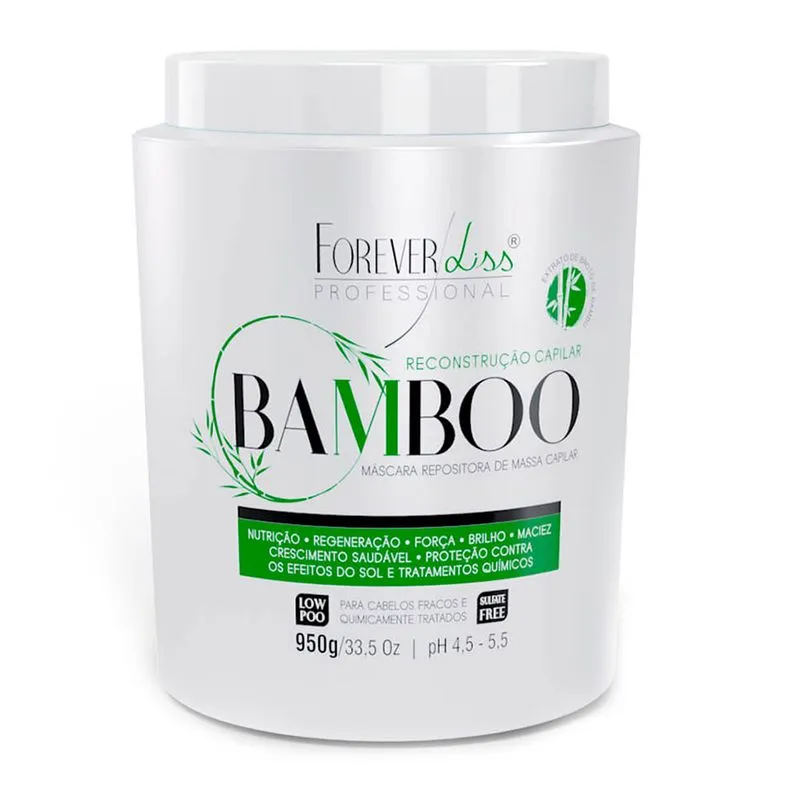 Forever Liss Bamboo Regeneradora Máscara Reconstrução Capilar 950g
