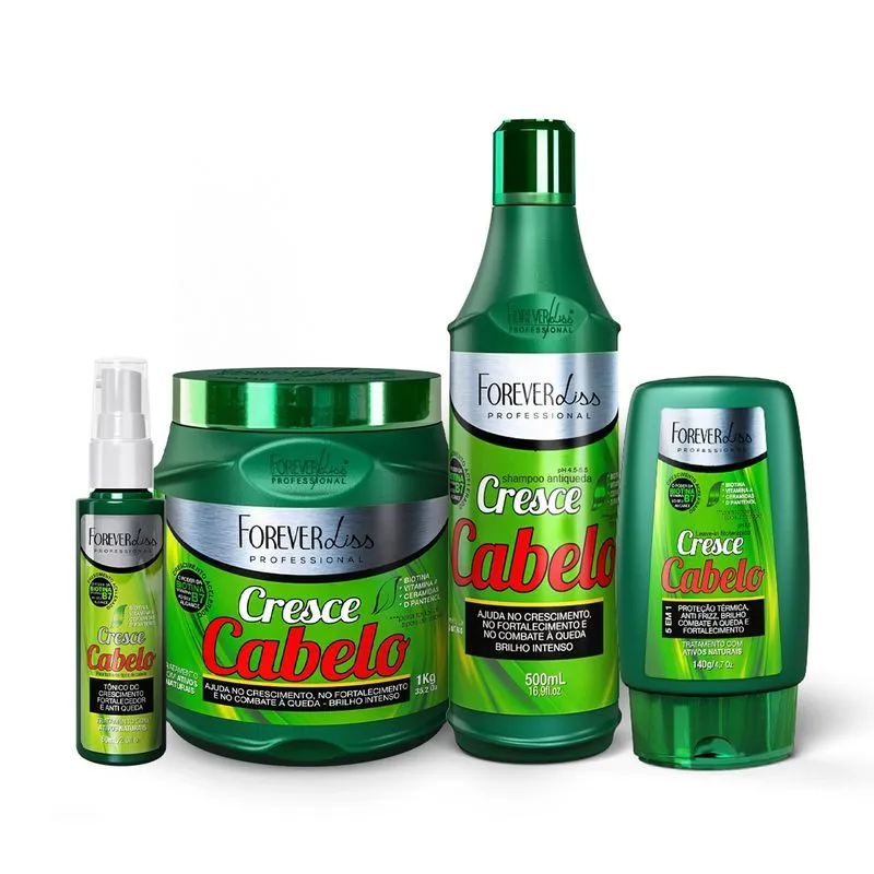 Kit Cresce Cabelo Completo Grande Kit