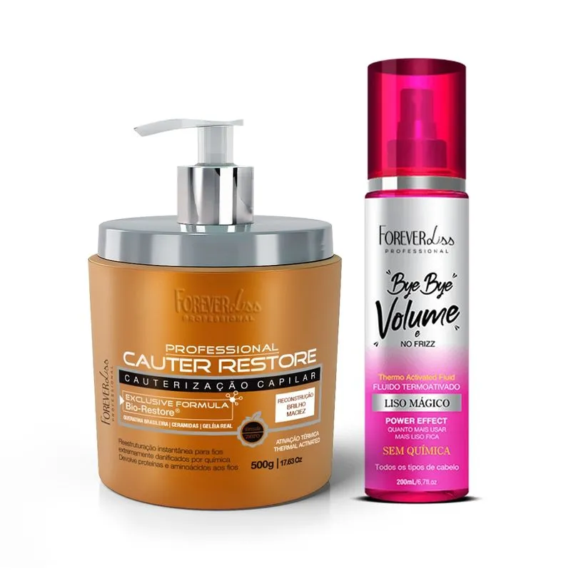 Kit Liso Mágico 200ml com Cauterização Capilar Kit
