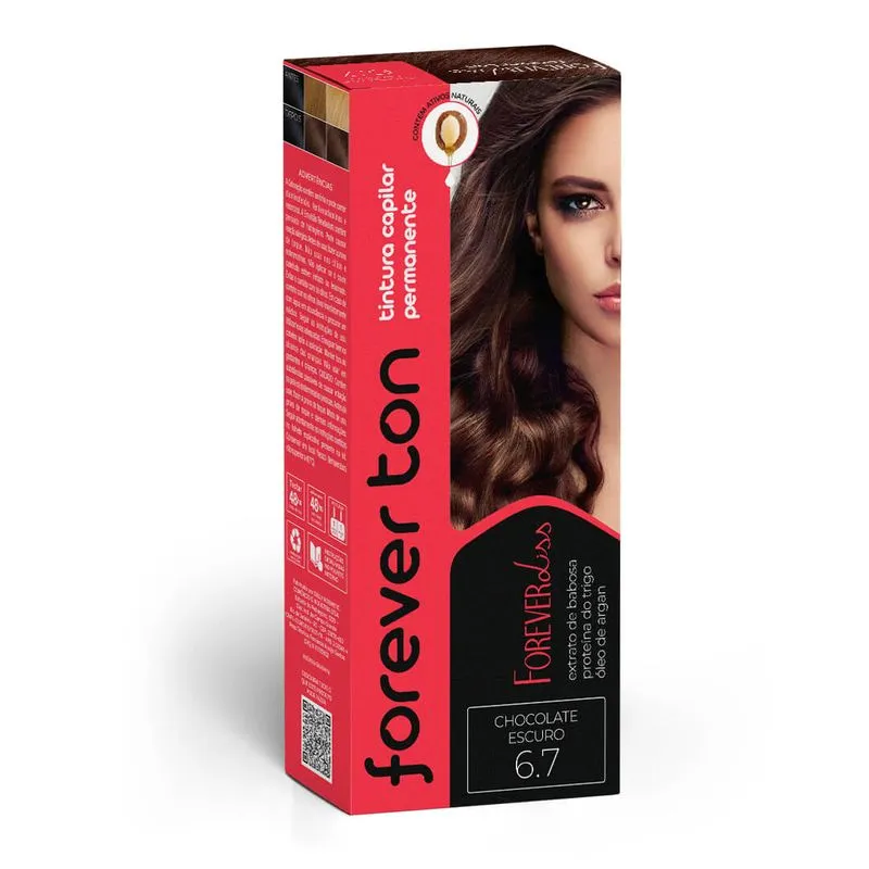 Tinta De Cabelo Chocolate Escuro 6.7 Forever Liss