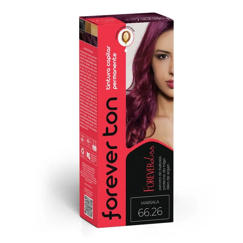 Tinta De Cabelo Marsala 66.26 Forever Liss