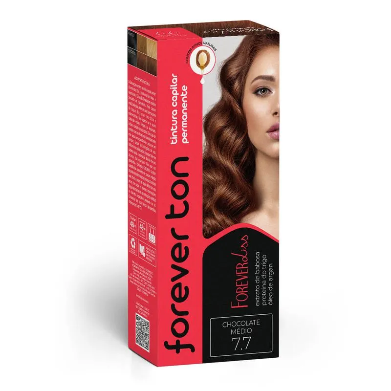 Tinta De Cabelo Forever Liss Chocolate Médio 7.7