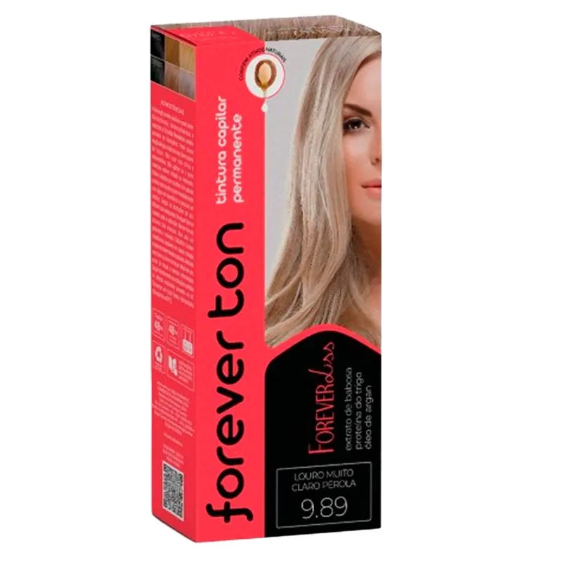 Tintura Forever Liss Louro Pérola Muito Claro 9.89