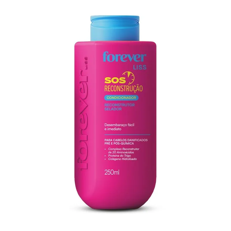 Condicionador SOS Reconstrução Forever Liss 250ml Tamanho