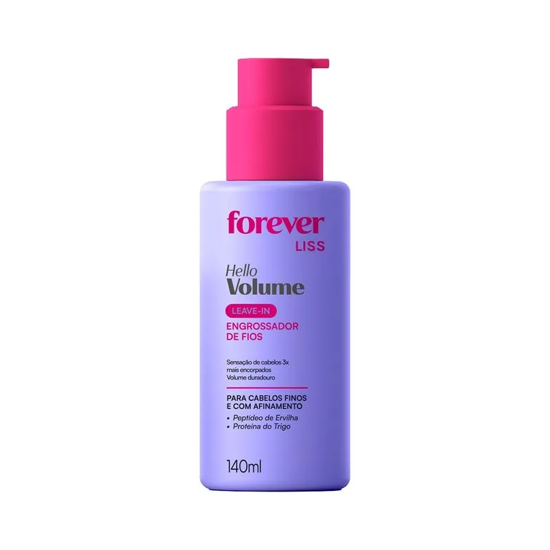 Leave-in Engrossador de fios Hello Volume Forever Liss 150ml 1 Un
