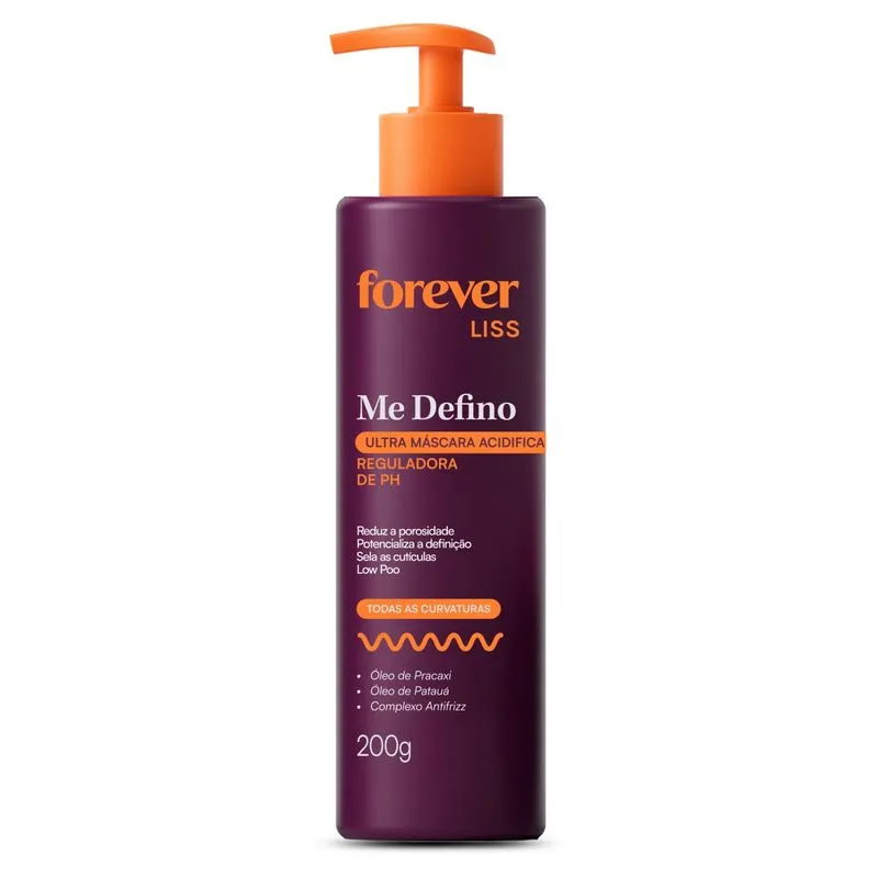Máscara Acidificante Me Defino Forever Liss 200ml 1 Un