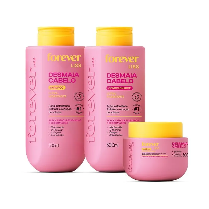 Kit Desmaia Cabelo Forever Liss 1Un