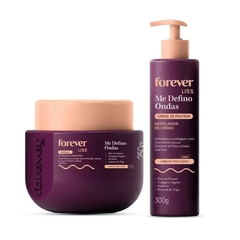 Kit Me Defino Ondas Forever Liss 250g 1 Un