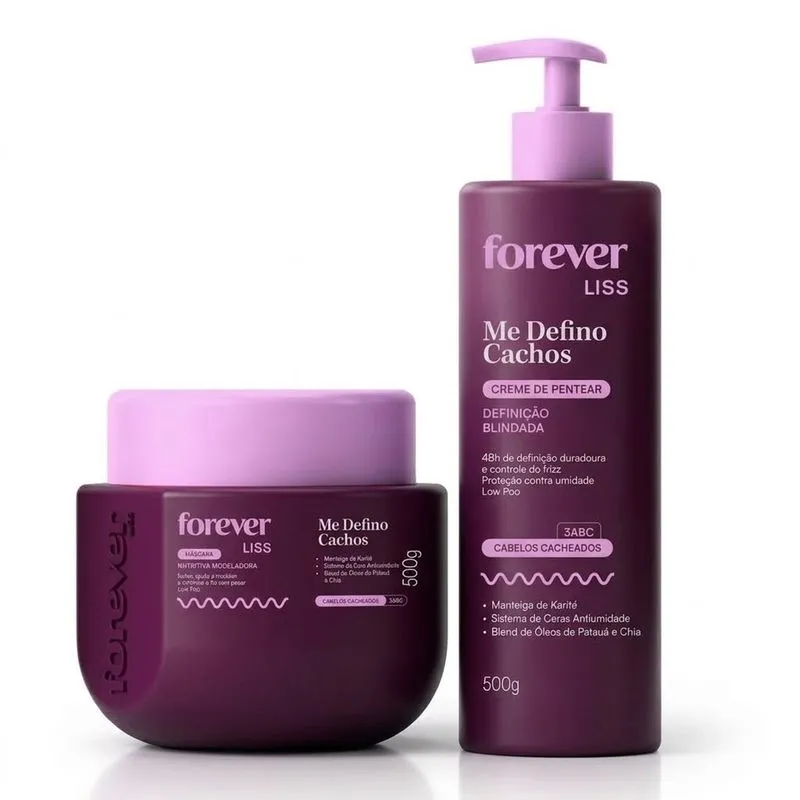 Kit Me Defino Cachos Forever Liss 500g 1 Un