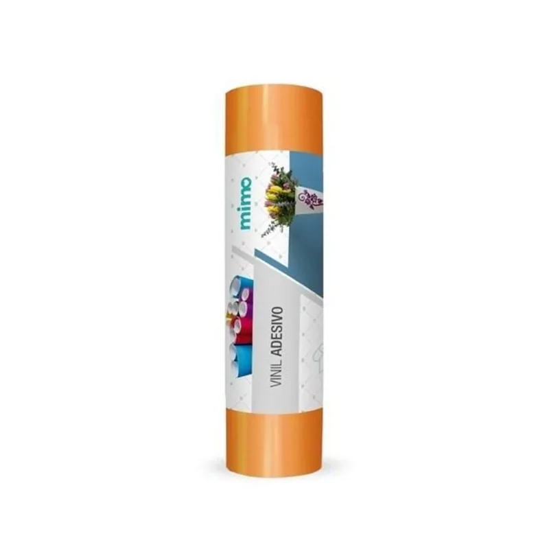 Adesivo Vinil Laranja - Mimo - 23cm X 5m - Mimo