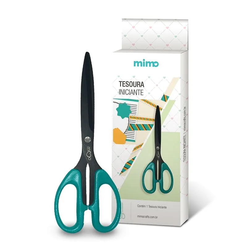 Tesoura Comum Iniciante Mimo 21,5 cm