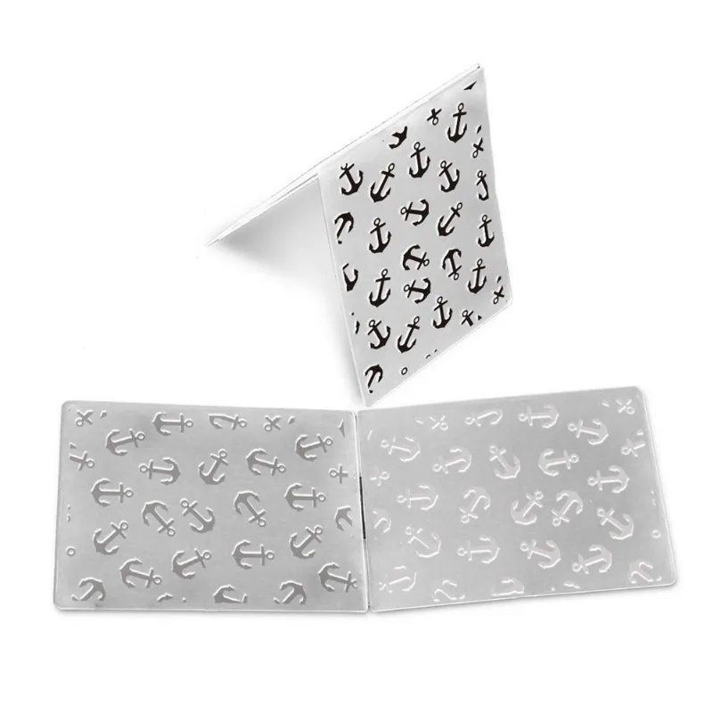Molde para Embossing Ancoras - Mimo - 10,6 X 15 cm