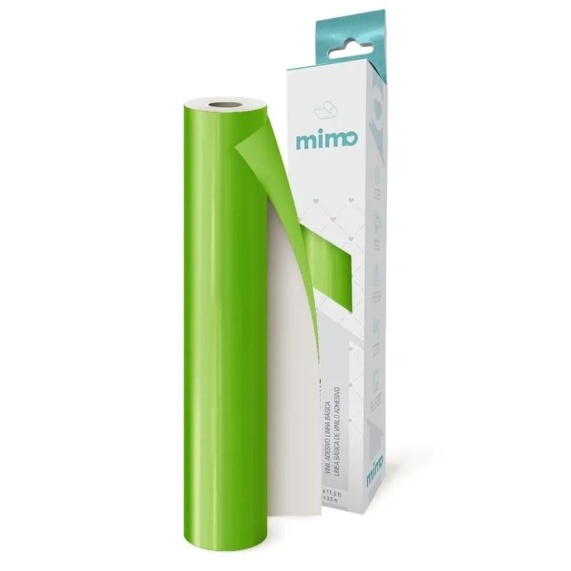 Adesivo Vinil Verde Abacate - Mimo - 30cm X 3,5m