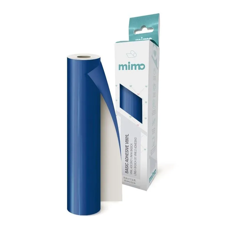 Adesivo Vinil Azul Marinho - Mimo - 23cm X 3,5m