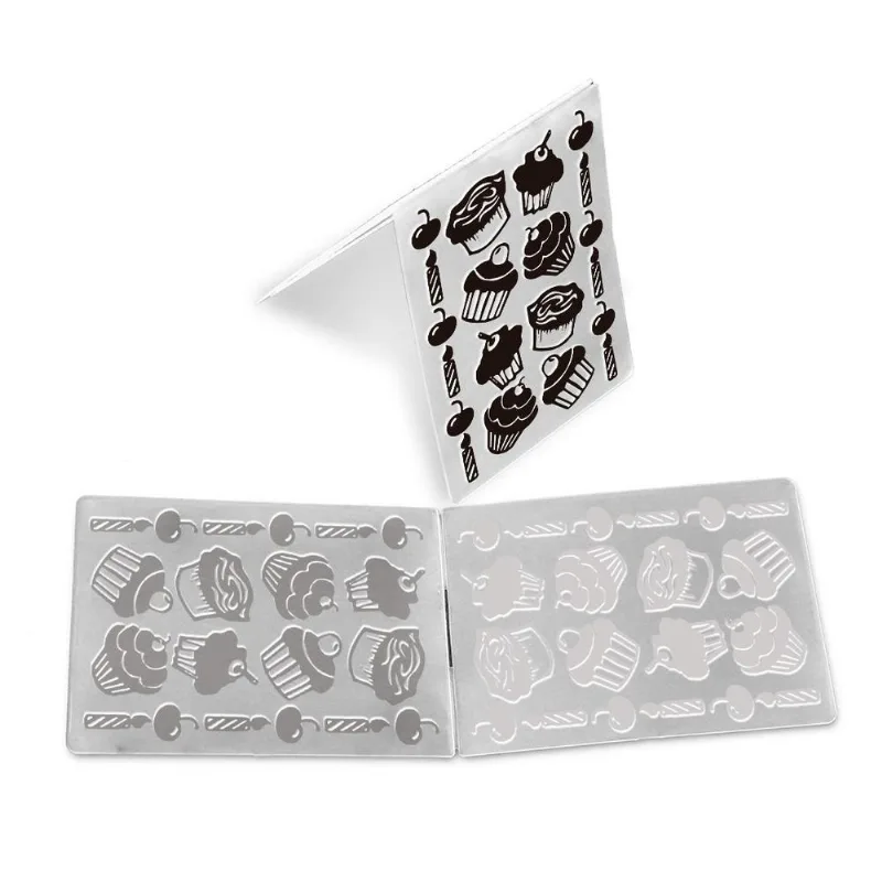Molde Para Embossing Cup Cakes - Mimo - 10,6 X 15 Cm