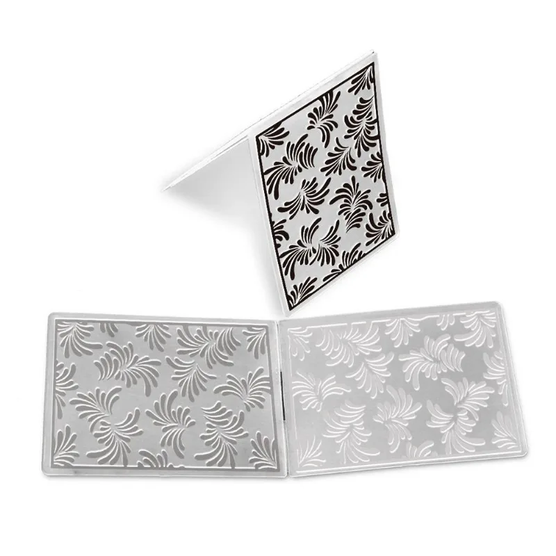 Molde Para Embossing Folhagens - Mimo - 10,6 X 15 Cm
