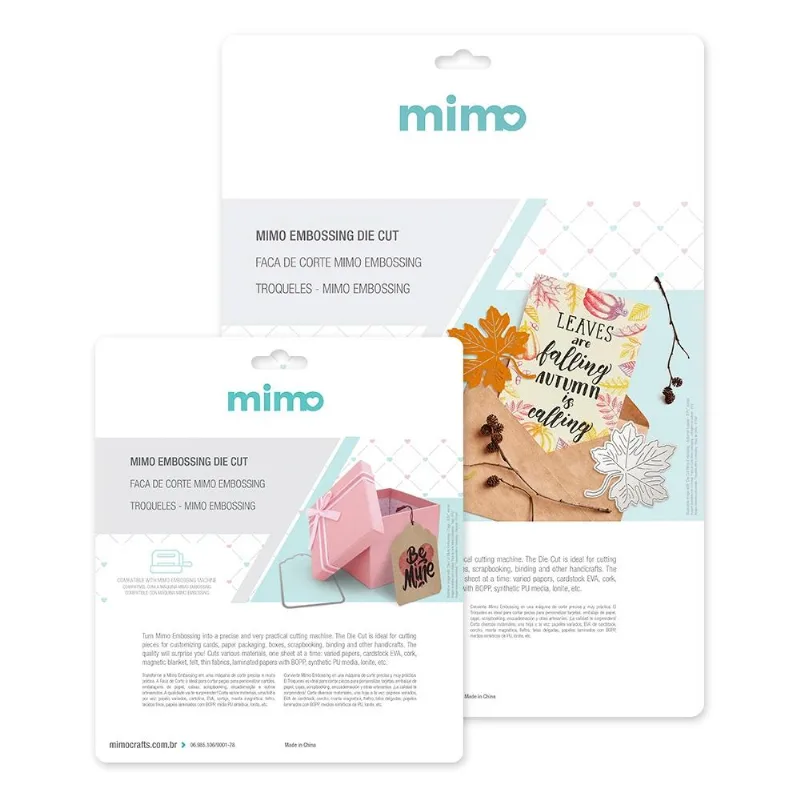 Faca De Corte Mimo Embossing - Folhagens - 1pç