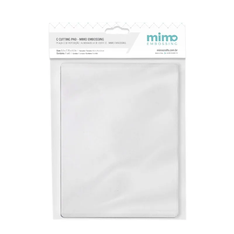 Placa C De Reposição Para Mimo Embossing - 19,7 X 15 X 0.3 Cm