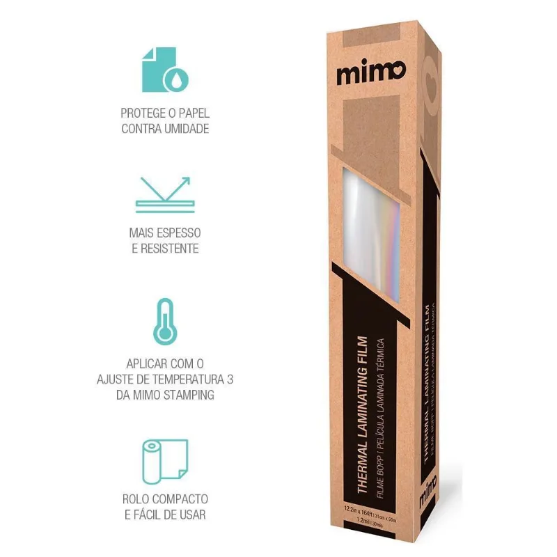 Filme Bopp Holográfico Arco-íris Mimo 31cm X 50m 30 Micras