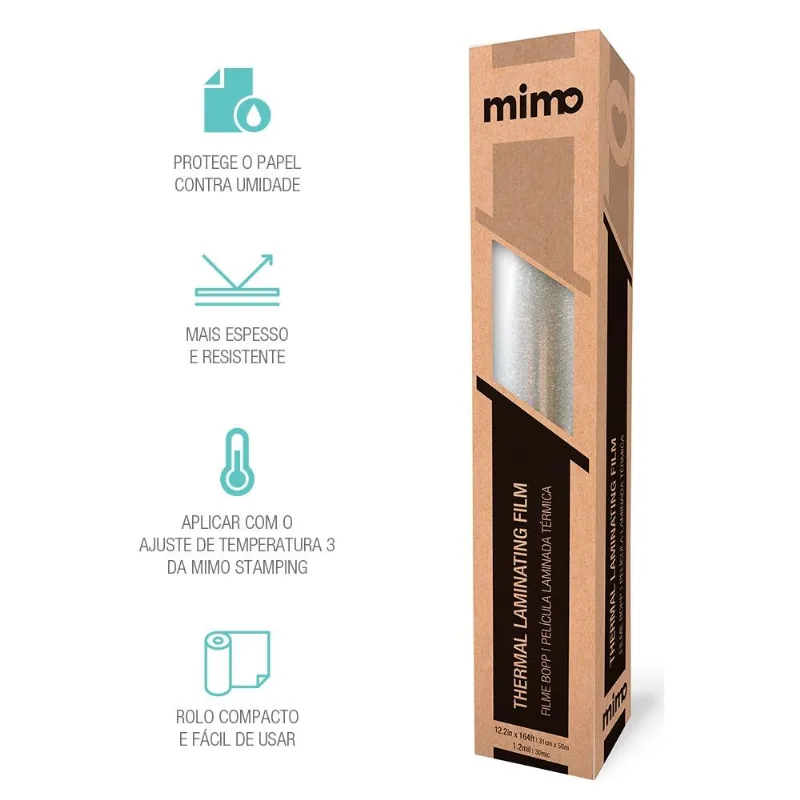 Filme Bopp Glitter Texturizado Mimo - 31 Cm X 50 M - 110 Mic