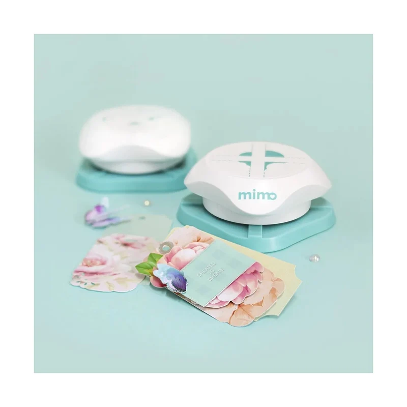 Furador de Cantos 4 em 1 para Scrapbook, Cartões e Papelaria Criativa - Mimo ONDAS - Mimo