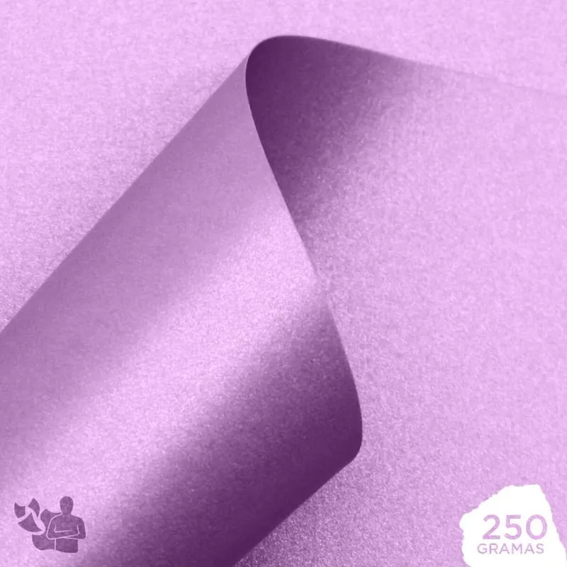 Papel Luminous 250g Roxo (30,5x30,5cm) 20 Folhas