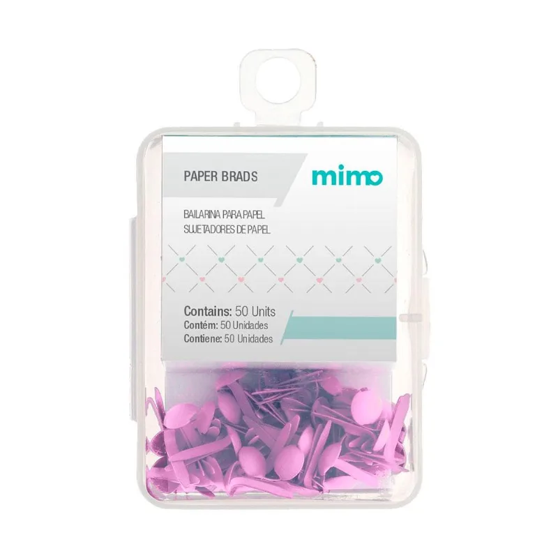 Bailarina Para Papel - 6,5 Mm - Rosa Candy - Mimo - 50 Unids