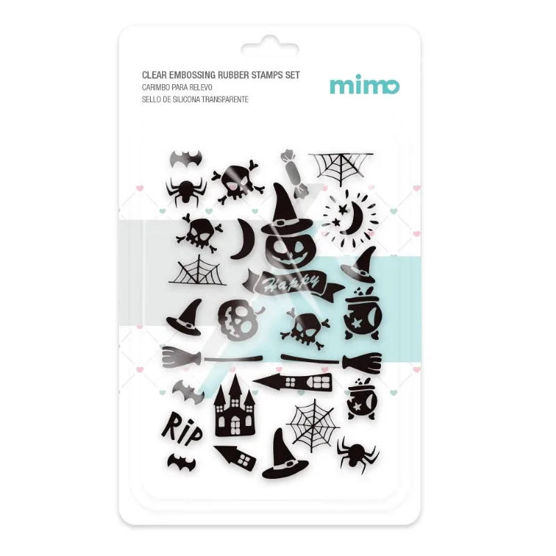 Carimbo Para Relevo - Halloween - Mimo - 11 X 16 Cm
