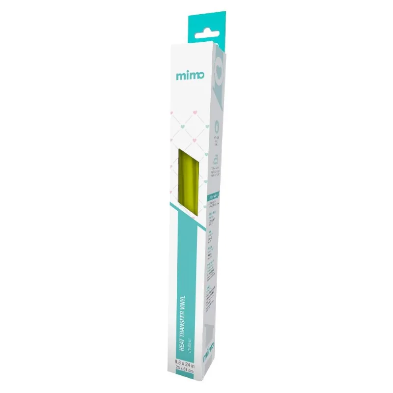 Transfer Amarelo Neon - Mimo - 25 X 61 Cm- 1 Unid