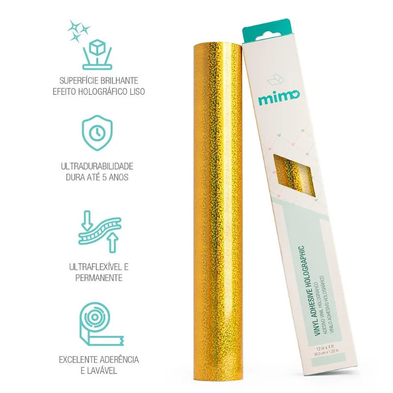Adesivo Vinil Glitter - Estelar - Mimo - 30,5 Cm X 1,22 M - 1 Unid