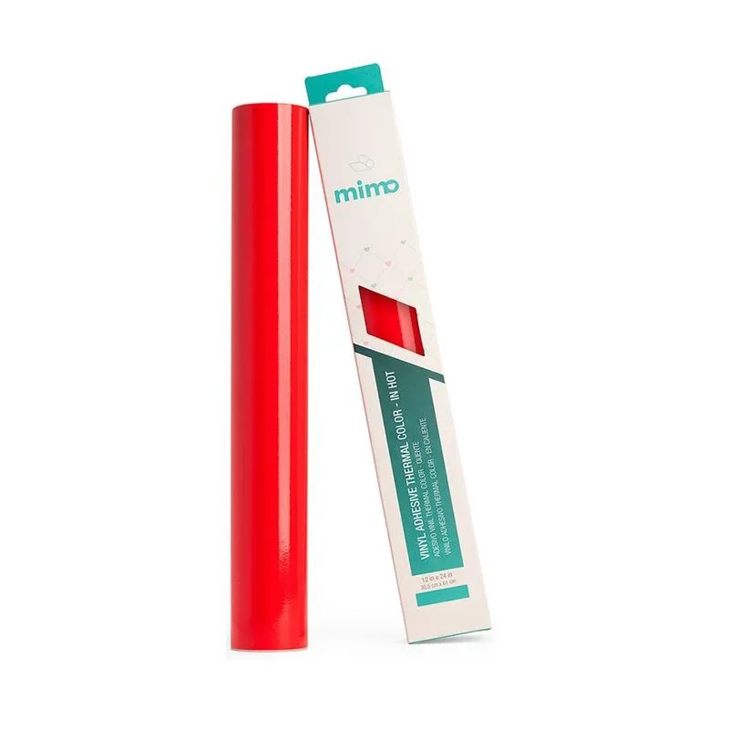 Adesivo Vinil Thermal Color - Quente - Vermelho para Rosa - Mimo - 30,5 x 61 cm - 1 Unid