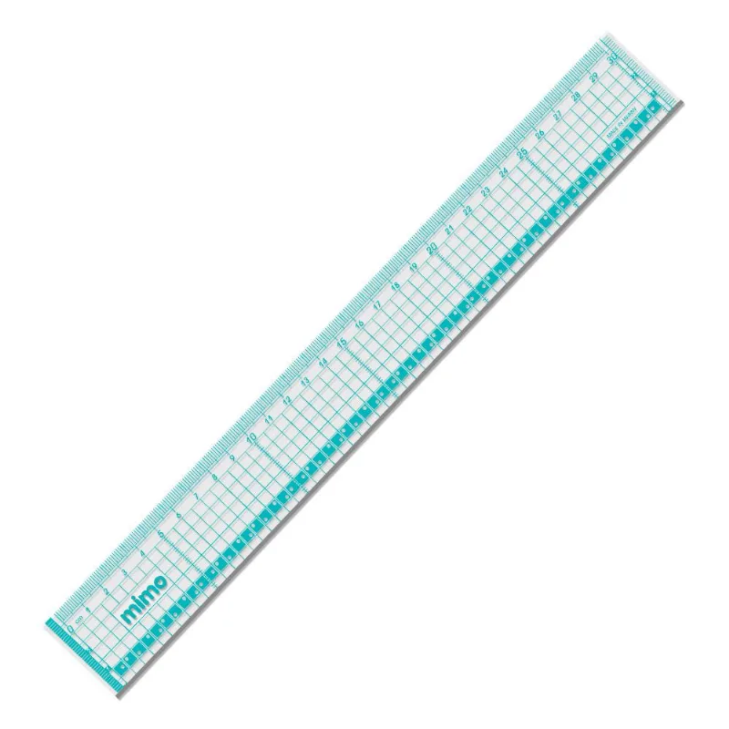 Régua Profissional Para Corte Mimo - 30 Cm X 4 Cm