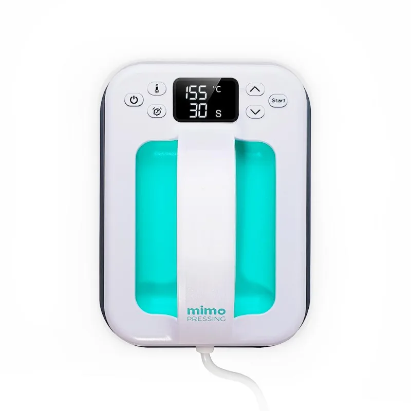 Mimo Pressing 110v - Prensa Térmica Com Área De Aplicação De De 19,5 Cm X 13,9 Cm Ideal Para Fazer Estamparia Com Transfers Em Tecidos, Papéis, E Sub