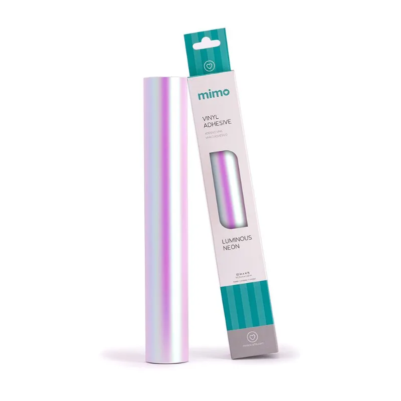 Adesivo Vinil Luminous Neon - Branco Pérola - Mimo - 30,5 Cm X 1,22 M - 1 Unid