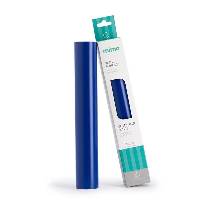 Adesivo Vinil Color Pop Fosco - Azul Marinho - Mimo - 30,5 Cm X 1,22 M - 1 Und