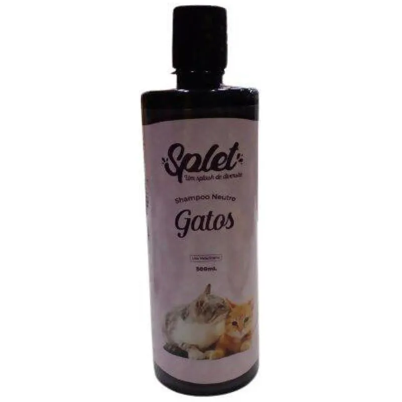 Shampoo Neutro Para Gatos 500ml Splet