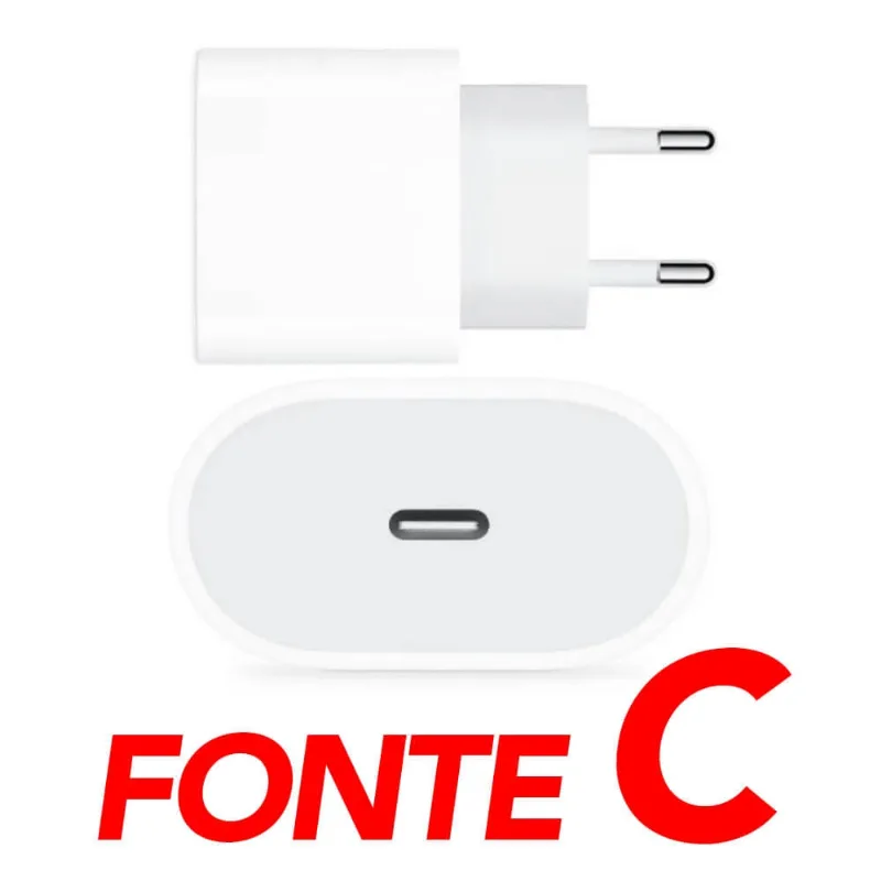 Fonte Carregador Turbo para iPhone 20WFonte Carregador Turbo para iPhone 20W