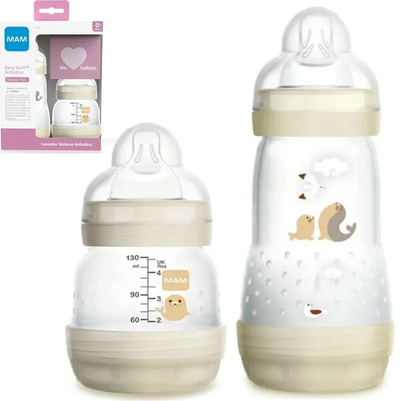 Presente Para Chá De Bebê Mamadeira Mam Neutra 0+ Meses Recém Nascido