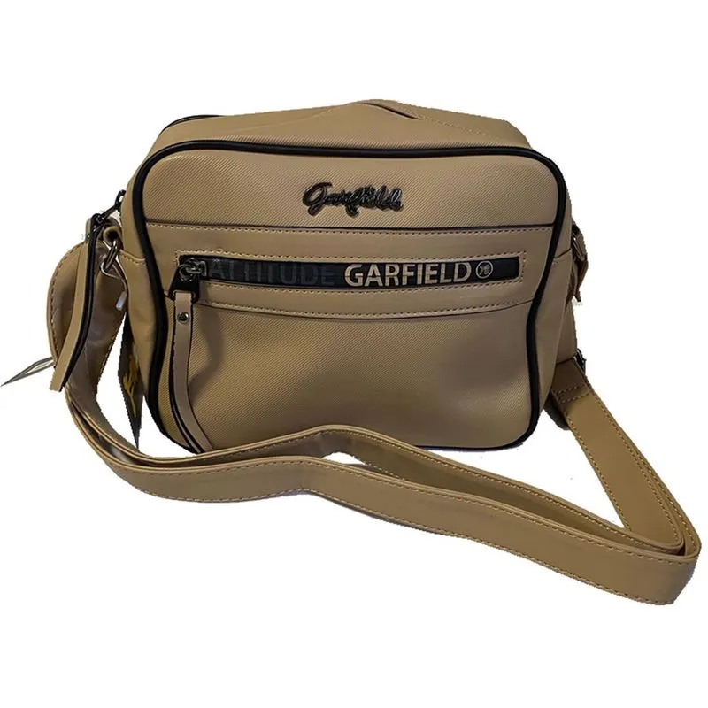 Bolsa Feminina Transversal Garfield Gf3901 Coleção Bege