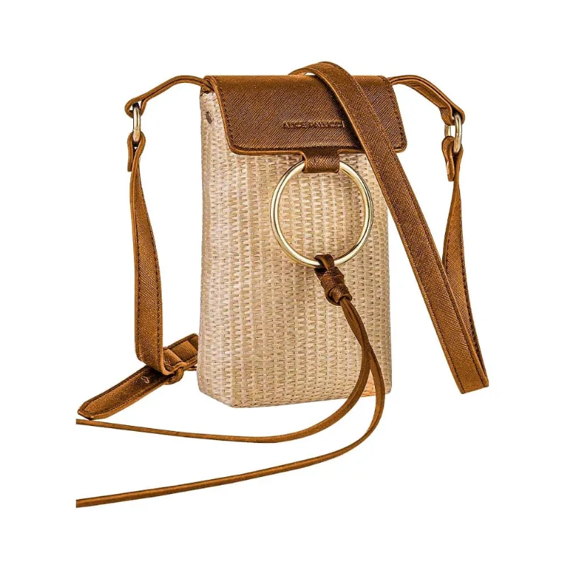 Bolsa Semax Alice Transversal Caramelo