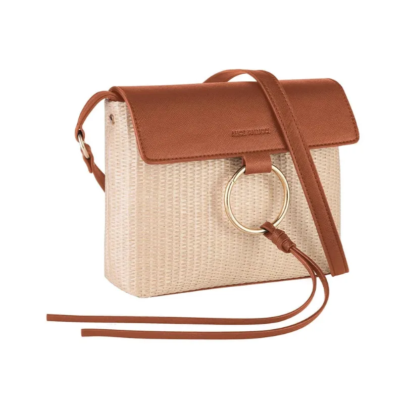 Bolsa Semax Alice Transversal Caramelo