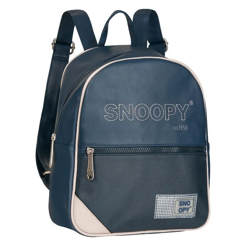 Mochila de Costas M snoopy College SP12003 Azul Semax