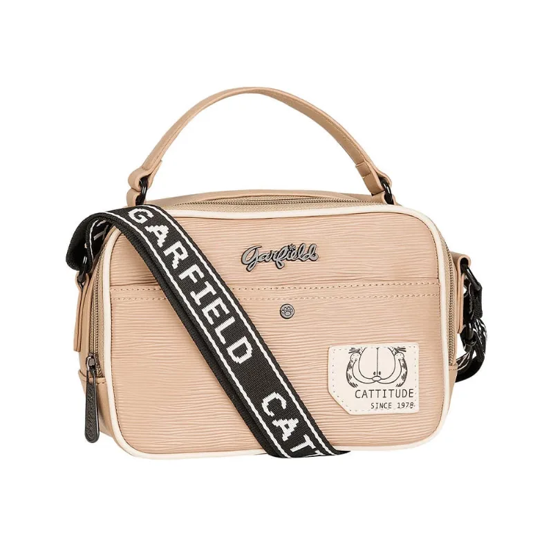 Bolsa Semax Garfield Transversal Taupe