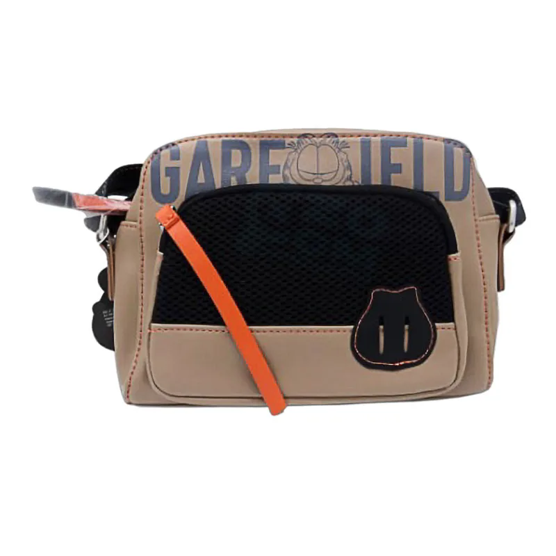 Bolsa Semax Garfield Transversal Bege