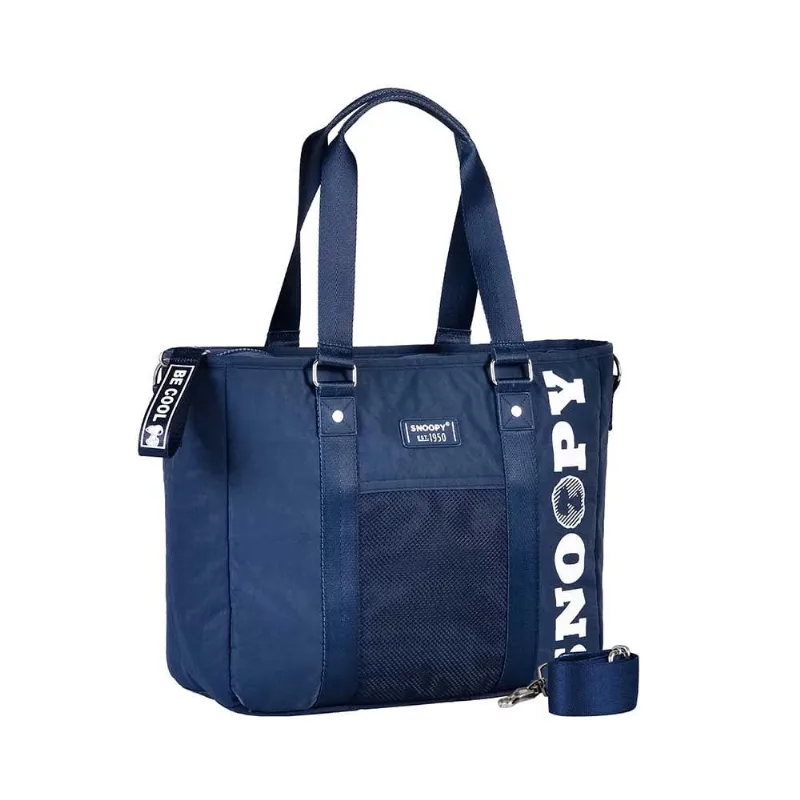Bolsa Semax Snoopy Tote Bag Azul