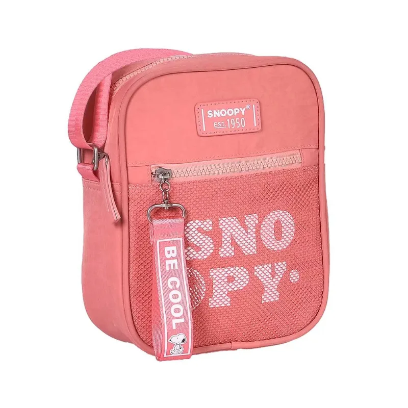 Bolsa Semax Snoopy Transversal V Rosa