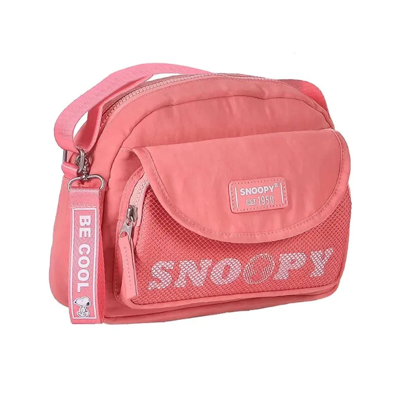 Bolsa Semax Snoopy Transversal H Rosa